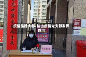 疫情品牌支部/抗击疫情党支部发挥作用