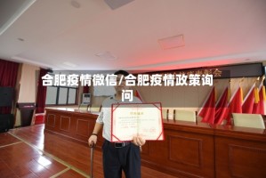 合肥疫情微信/合肥疫情政策询问