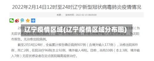 辽宁疫情区域(辽宁疫情区域分布图)-第1张图片