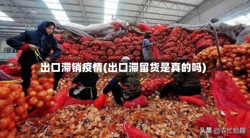 出口滞销疫情(出口滞留货是真的吗)-第1张图片