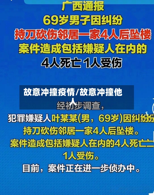 故意冲撞疫情/故意冲撞他人-第1张图片