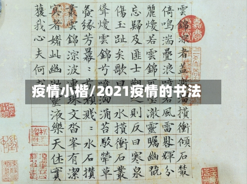 疫情小楷/2021疫情的书法-第1张图片